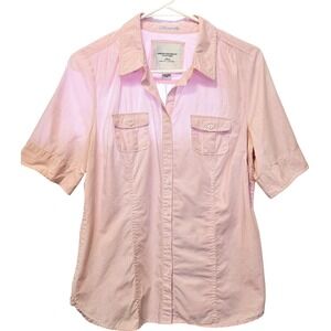 Vintage American Eagle Favorite Button DownShirt‎ pink size 12